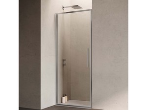 Sax Hinged Shower Door Ext. 67/71 cm Transparent Crystal Chrome