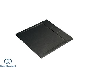 Piatto Doccia Ideal Standard® ULTRAFLAT-S i.LIFE Quadrato 100x100 cm Resina Nero