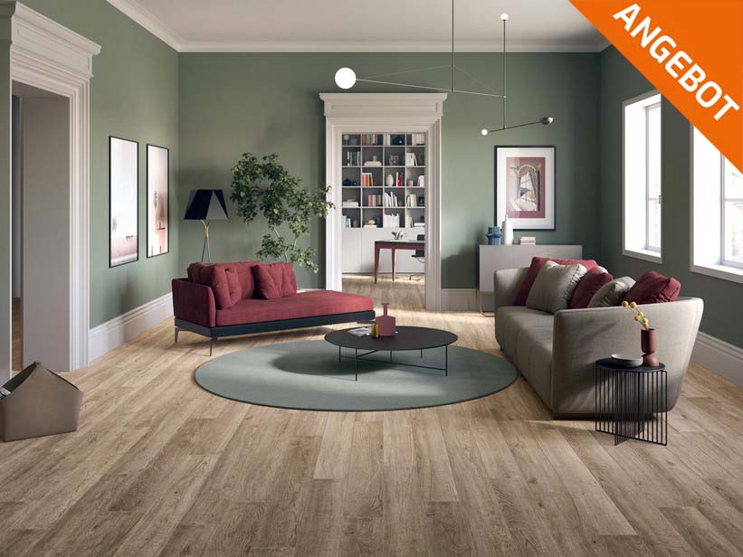 Feinsteinzeug Holzoptik rektifiziert- Scott