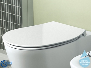 Sedile Wc Ideal Standard Connect Soft Close Bianco Lucido A Risparmio Idrico Iperceramica