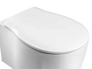 WC-Sitz Slim Fantom Soft-Close Weiß glänzend