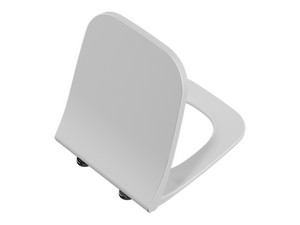 INTEGRA SQUARE TOILET SEAT SLIM SOFT-CLOSE WHITE