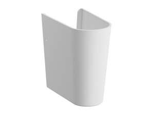 Demi-colonne pour lavabo S50/Integra Round/Square blanc