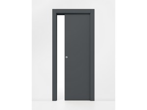 Silk In-Wall Sliding Door 60xh210 cm Dark Graphite