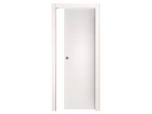 Space Sliding Door 60Xh210 cm White Wood Effect