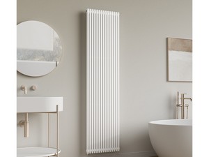 Design-Heizkörper Hug 45x180 Weiß matt