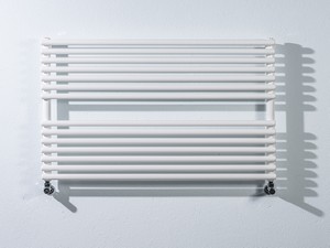 HORIZONTAL TOWEL WARMER WITHOUT L120XH61 GLOSS WHITE