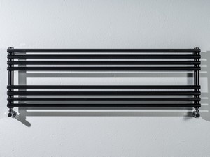 HORIZONTAL TOWEL WARMER WITHOUT L140XH38 GLOSS BLACK