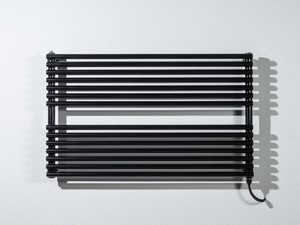 HORIZONTAL ELETRIC TOWEL WARMER MINI WITHOUT L80XH61 MATT BLACK