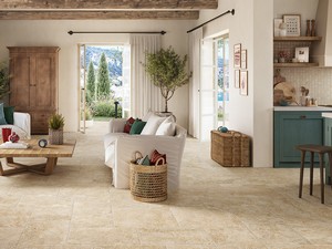 Tibur Avorio 60x60 Rectified Porcelain Tile Ivory Marble Effect