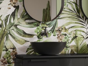 Platte Touch 70x51,5xH1,8 cm Anthrazit glänzend