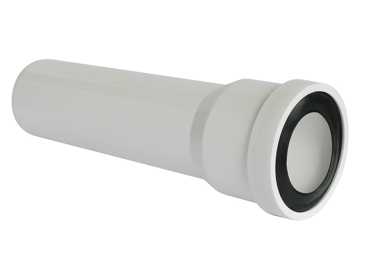 Gerades WC-Rohr Ø100 mm L40 cm Weiß - Iperceramica