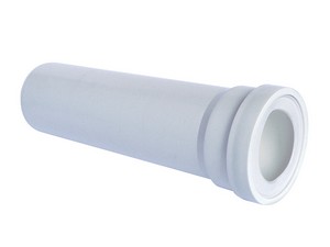 Tube WC rigide droit Ø110 mm L40 cm blanc