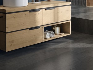 Offenes Hängendesschrank Oxygen 70 Rechts Eichenholz mit Knoten