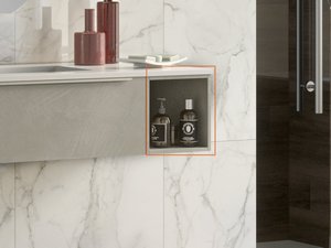 OFFENES FACH TRENDY 25x51xH25 cm ZEMENTOPTIK HELL