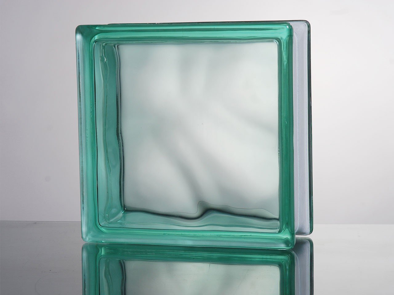 Design Glasbaustein Vollsicht Reflex Schwarz, 19x19x8 Cm – 6 Stück, Für Moderne Raumteiler Und Duschwände