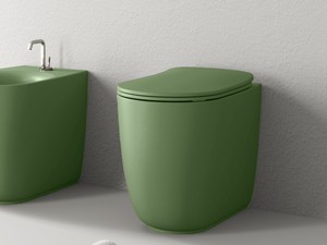 Stand-WC Nolita Mattgrün Rimless