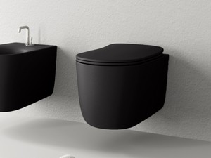 NOLITA RIMLESS WALL-HUNG PAN MATT BLACK