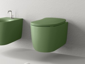 NOLITA RIMLESS WALL-HUNG PAN MATT GREEN