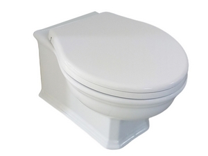Hänge-WC Epoque 55x39 cm Weiß glänzend