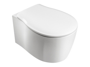 Hänge-WC Fantom Rimless 55x37 cm Weiß glänzend
