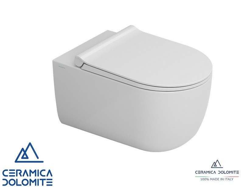 WC suspendu Roma Vortex blanc brillant