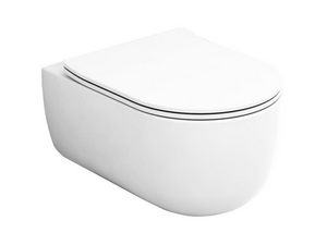 Hänge-WC Solana spülrandlos 52x36 cm Weiß glänzend