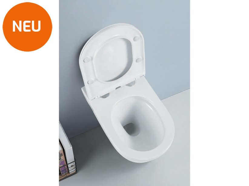 Hänge-Sanitärkeramik Moon Vortex glänzend Weiss