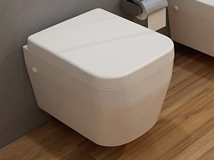 WC suspendu Wiki sans bride 50x35 cm blanc brillant