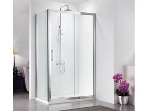 ZEUS INOX FIXED SIDE 70xH200 8mm. TRANSPARENT