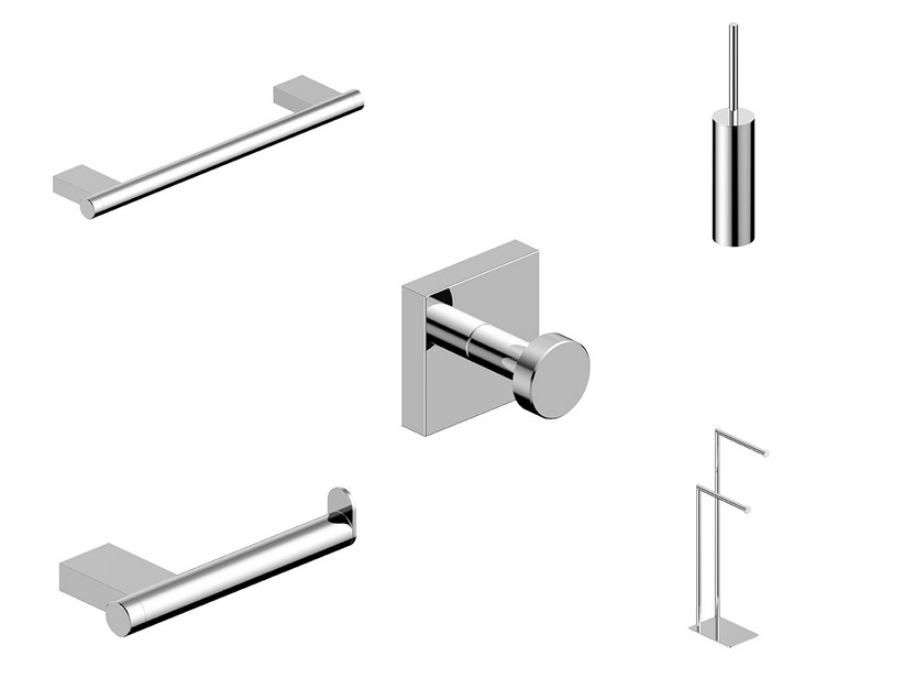 Accessoires salle de bains série Spring Inox 304 chrome