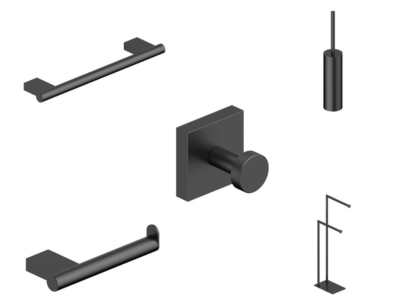 Accessoires salle de bains série Spring Inox 304 noir mat