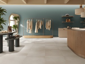 Carrelage grès cérame rectifié effet béton - Comfort