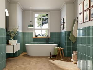 Carrelage mural salle de bains 6x24,6 - Mahjong