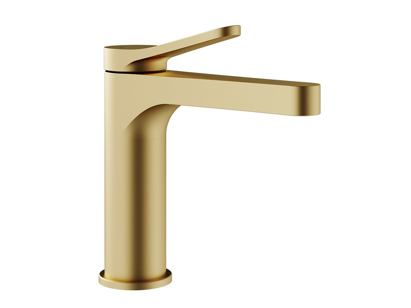 Single-lever tapware Mamba series Satin Gold finish