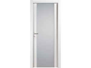 Performance Hinged Doors With Glass Panel White