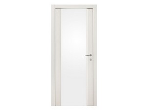 Legnotech Hinged Doors With Glass Panel White Ash