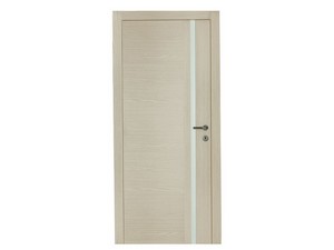 Legnotech Hinged Doors With Small Glass Panel Taupe Ash