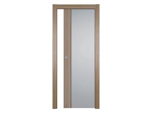 Performance Sliding Doors With Glass Panel Linen