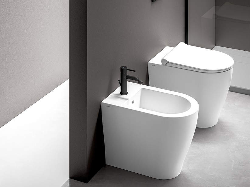 WC à poser Ceramica Dolomite Roma Vortex blanc brillant