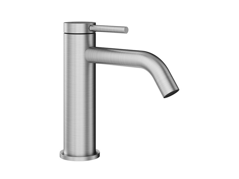 Single-lever tapware Stelo series Brushed Chrome finish