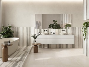 Rektifiziertes Feinsteinzeug 3D Zebra-Marmoroptik - Zebra White