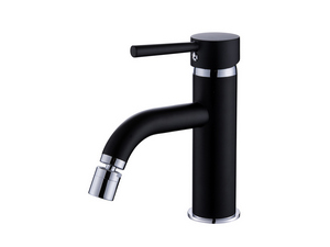 Daisy Bidet Tap with Drain Black Matt