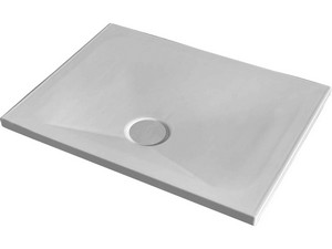 Puro Rectangular Shower Tray 90X70 White Matt Cotton