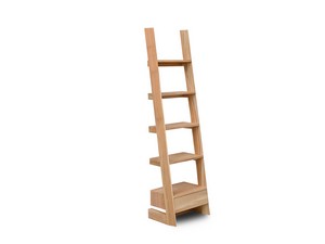 Badmöbel Kyoto Etagere 5 Fächer und 1 Schublade Natur Teak
