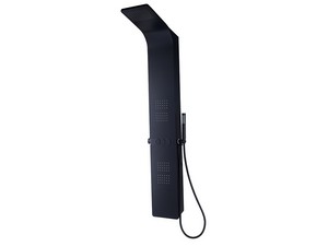 Shower Panel Sun Black Matt