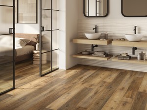 Barrel Gold Brown Oak Effect Spc Floor