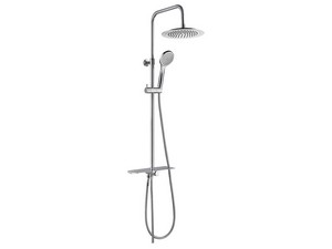 Cecile Round Shower Column Without Mixer Chrome