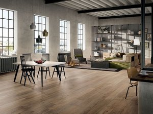 Bleached Oak Parquet Plank - Flex White