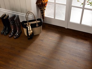 6 Strip Natural Wood Floor - Hangar 6 Brown
